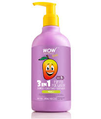 The number one praise that we saw for this set of hair products is that the smell lasts for quite along time, some reviews stating that it still lingered after 30 hours. Wow Skin Science Kids 3 In 1 Tip To Toe Wash Mango Shampoo 300 Ml Buy Wow Skin Science Kids 3 In 1 Tip To Toe Wash Mango Shampoo 300 Ml At Best Prices In India Snapdeal
