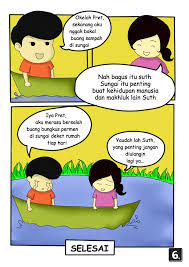 Komik menjaga kebersihan via jasabikinkomik.blogspot.com. Komik Supret Sutho Pretty Edisi Hari Sungai Bppm Primordia