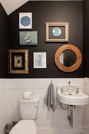 Painting the space a bold color is one way, but a half bathroom is prime for splashy wallpaper. Best Small Half Bathroom Decorating Ideas Picture Half Bathroom Decor Small Bathroom Decor Half Bathroom Design Ideas
