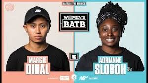 Wharton chan, and skateboarding and roller sports association of the philippines president carl sambrano and. Wbatb Margie Didal Vs Adrianne Sloboh Round 1 Youtube