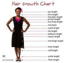 Long length of hair is typically hair at the armpits to however long you want to grow it. Natural Hair Length Charts Tabillas De Crecimiento Del Cabello Dailycurlz