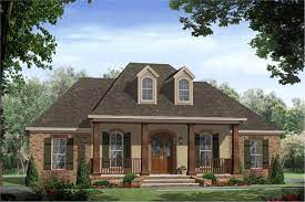The home utilizes square footage very well making it feel larger then expected. French Acadian House Plan 3 Bedrm 1888 Sq Ft 141 1267
