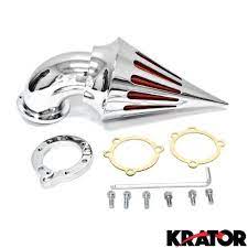 Krator Motorcycle Chrome Spike Air Cleaner Intake Filter For Harley Davidson Custom Applica Classic Harley Davidson Harley Davidson Cvo Harley Davidson Panhead