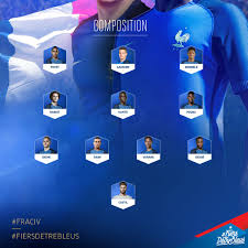Mais deschamps a à bordeaux, il est capitaine chez les jeunes et champion de france des moins de 19 ans en 2017. Equipe De France ×'×˜×•×•×™×˜×¨ Et Voici La Feuille De Match Fraciv