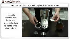 Coffee bottomless handle for delonghi ec680/ec685 coffee machine filter 51mm stainless steel replacement filter basket coffee accessories. Delonghi Dedica Ec680 Espresso Avec Dosettes Ese Youtube