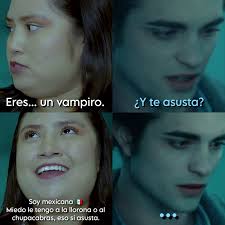 Un vampiro que brilla no me asusta