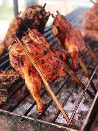 Traveling to thailand (or laos, where the luckily, the hardest part about making gai yang is locating fresh lemongrass and a good fish sauce. Close Up Thai Cooking Thai Grilled Chicken Gai Yang Stock Photo Picture And Royalty Free Image Image 150115248