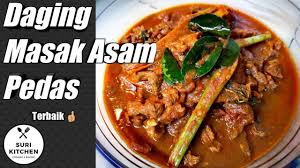 Iga kambing yang dimasak dengan bumbu asam pedas di resep kambing masak asam pedas ini adalah resep yang pas buat anda pecinta hidangan asam pedas dan daging kambing. Daging Masak Asam Pedas Power Malay Sour Spicy Beef Stew Suri Kitchen Youtube