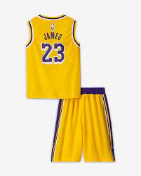 Los angeles lakers city edition. Los Angeles Lakers Replica Nike Nba Trikot Set Fur Jungere Kinder Jungen Nike Be