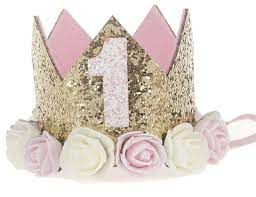 1st Birthday Cake Smash Glitter Crown Baby Prop Hat Several Styles Ccht182 Backdrop Out Gold First Birthday Baby Girl First Birthday First Birthday Crown
