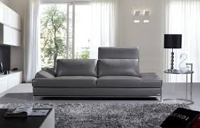 K8484 Modern Dark Grey Italian Leather Sofa Stylish Design Furniture Modern Grey Sofa Best Leather Sofa Modern Grey Leather Sofa