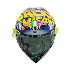Famous for working closely with helmet designer aldo drudi, valentino rossi has a rich history of unique and often stunning helmet designs. Valentino Rossi Unveils 2018 Misano Helmet Design Motorcycle Com News