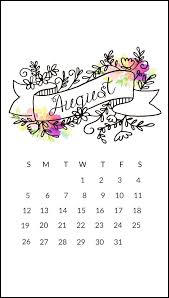 Free August 2018 Iphone Calendar Wallpapers Calendar Wallpaper Desktop Wallpaper Calendar Iphone Wallpaper