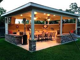 Backyard Covered Patio Plans Fire Pit Under Gas Table Design Ideas On A Budget Cool Covered Patio Designs Trend Covered P Backyard Patio Backyard Outdoor Patio