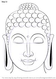 Laughing Buddha Drawing Easy Learn How To Draw Buddha Face Buddhism Step By Step Drawing Tutorials learn how to draw buddha face buddhism