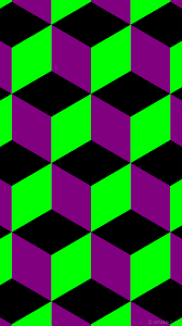 Lime green and purple wallpaper. Wallpaper Green 3d Cubes Purple Black 000000 800080 00ff00 180 362px 1440x2560