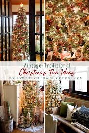 Wax candles for christmas trees ~ advent wreaths ~ angel chimes traditional tannenbaum decorations since the 19th century. Follow The Yellow Brick Home Vintage Traditional Christmas Tree Ideas Follow The Yellow Brick Home