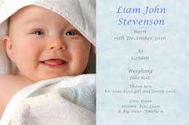 50 Personalised Blue Baby Boy Announcement cards AC30 : Amazon.co.uk:  Stationery & Office Supplies