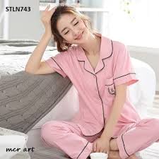 Baju tidur pengantin yang paling populer yakni baju tidur model kimono. Jual Kualitas Bagus Piyama Wanita Baju Tidur Wanita Cp Kancing Depan Jakarta Pusat Model Baju Anak Ku Tokopedia
