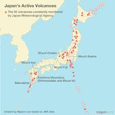 2021's top mountains in japan include mt. Japan S Unpredictable Active Volcanoes Nippon Com