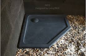 36 38 42 Neo Angle Gray Granite Shower Base Nice Granite Shower Shower Base Neo Angle Shower Base