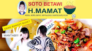 Cara membuat oseng oseng soto betawi h mamat. Soto Betawi Legendaris Haji Mamat Youtube