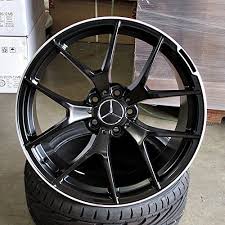 New 19 Staggared Mercedes Amg Cls63 Style Wheels With New 235 35 19 Front And 265 30 19 Rear Lizetti Lz2 Tires I Car Wheel Rim And Tire Packages Mercedes