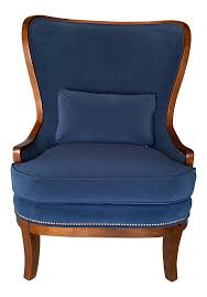 Uncover why fairfield chair company is the best company for. Fairfield Blue Crypton Faux Velvet Chair Chairish