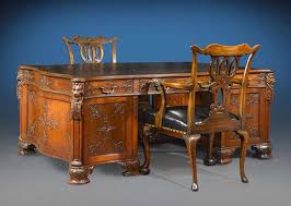 Partners Desk S J Waring And Gillows Antique Desk Unique Desk Desk Design Partners Desk Furniture