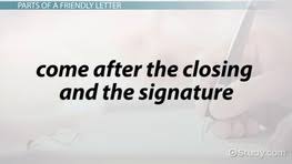 How To Write A Friendly Letter Format Parts Example Video Lesson Transcript Study Com
