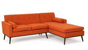 $1,099 at urban outfitters gwyneth boucle loveseat 32 Best Orange Sofas Orange Couches And Orange Leather Sofas