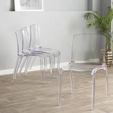 Orren Ellis Maryln Dining Chair Wayfair In 2020 Lucite Chairs Dining Dining Room Cozy Round Dining Room Table