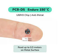PCB Material High Temperature RFID Tag Anti-Metal UHF Label - PCB-D5 / 1  piece