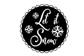 Download Floating Christmas Ornament Let It Snow Svg Cut File By Creative Fabrica Crafts Creative Fabrica PSD Mockup Templates