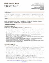 Public Health Nurse Resume Samples Qwikresume