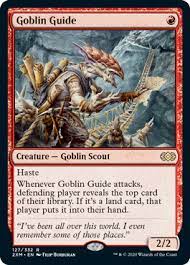 These new cards could be played on their own, or mixed in with decks created from cards in the base sets. Goblin Guide Double Masters Gatherer Magic The Gathering