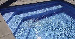 The concrete shell with plaster finish allows great flexibility in pool design and. Pool Vinyl Liners Piscines Et Spas Seychelles Pools And Spas Lasalle