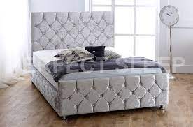 Sleepnumber.com has been visited by 100k+ users in the past month Crushed Velvet Upholstered Bed 2ft6 3ft 4ft 4ft6 5ft Available In 9 Stylish Colours 5ft Kingsize Silver Crush By Crushed Velvet Bed Buy Online In Bahamas At Bahamas Desertcart Com Productid 55565333