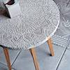 Color fade indoor/outdoor coffee table. 1
