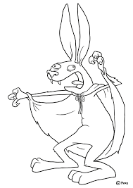Ausmalbild Vampirhase Puvo Productions