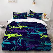 Maybe you would like to learn more about one of these? Shark Bedding Set Blue Duvet Cover Single Double Quilt Cover Cute Bed Cover Set Cartoon Sabanas Kids Bedding 3d Printing Beds Bedding Sets Aliexpress