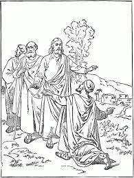 Dogs love to chew on bones, run and fetch balls, and find more time to play! Jesus Heals Ten Lepers Coloring Page Coloring Home