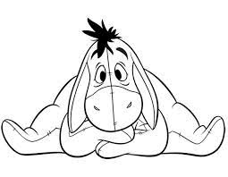 They could play games in the nursery like numbers match games and alphabet puzzles and eeyore coloring pages. Cute Eeyore Coloring Pages Novocom Top
