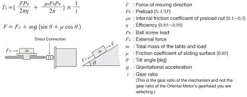 Motor Sizing Calculations