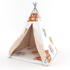 Kids Teepee 3d Model Max C4d Obj 3ds Fbx Lwo Stl 3dexport Com By Aimadbro Teepee Kids Teepee Kids