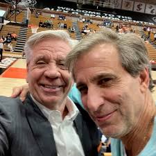 Just 2 Long Island guys in NorCal: A treat to meet Christopher “Mad Dog”  Russo at Spanos Center. The #sportsmedia personality was cheering