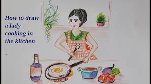 In this video we are going to learn how to draw #kitchen, step by step easy #drawing tutorial for beginners.subscribe our channel (#manthanstudios. Pin On My Paintings