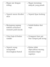 Bagaimana acuan begitulah kuihnya 4. Bagai Aur Dengan Tebing