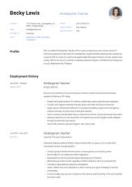 Its brevity and importance mean it is one of the toughest parts of any application. Kindergarten Teacher Resume Writing Guide 12 Examples 2020