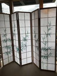Beautiful 5 Panel Japanese Style Shoji Bamboo Screen Room Divider In 2020 Room Divider Japanese Room Divider Folding Screen Room Divider